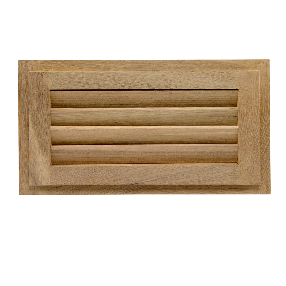 Whitecap Teak Louvered Insert - 6-3/8" x 11-3/16" x 3/4" 60714 — Quality Boat Parts