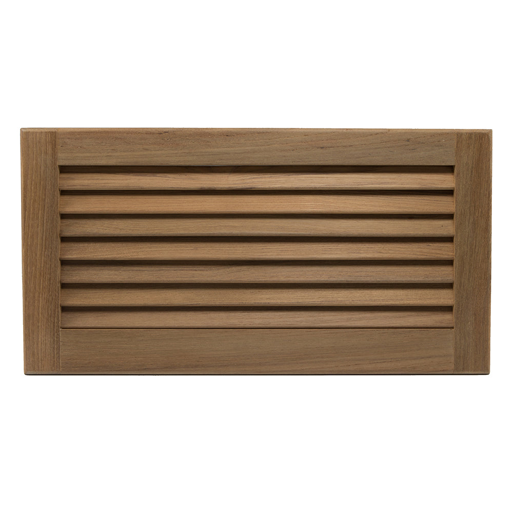 Whitecap Teak Louvered Insert - 9-3/8" x 18" x 3/4" 60716 — Quality Boat Parts