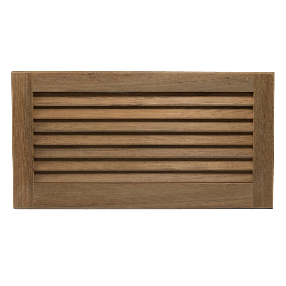 Whitecap Teak Louvered Insert - 9-3/8" x 18" x 3/4" 60716 — Quality Boat Parts