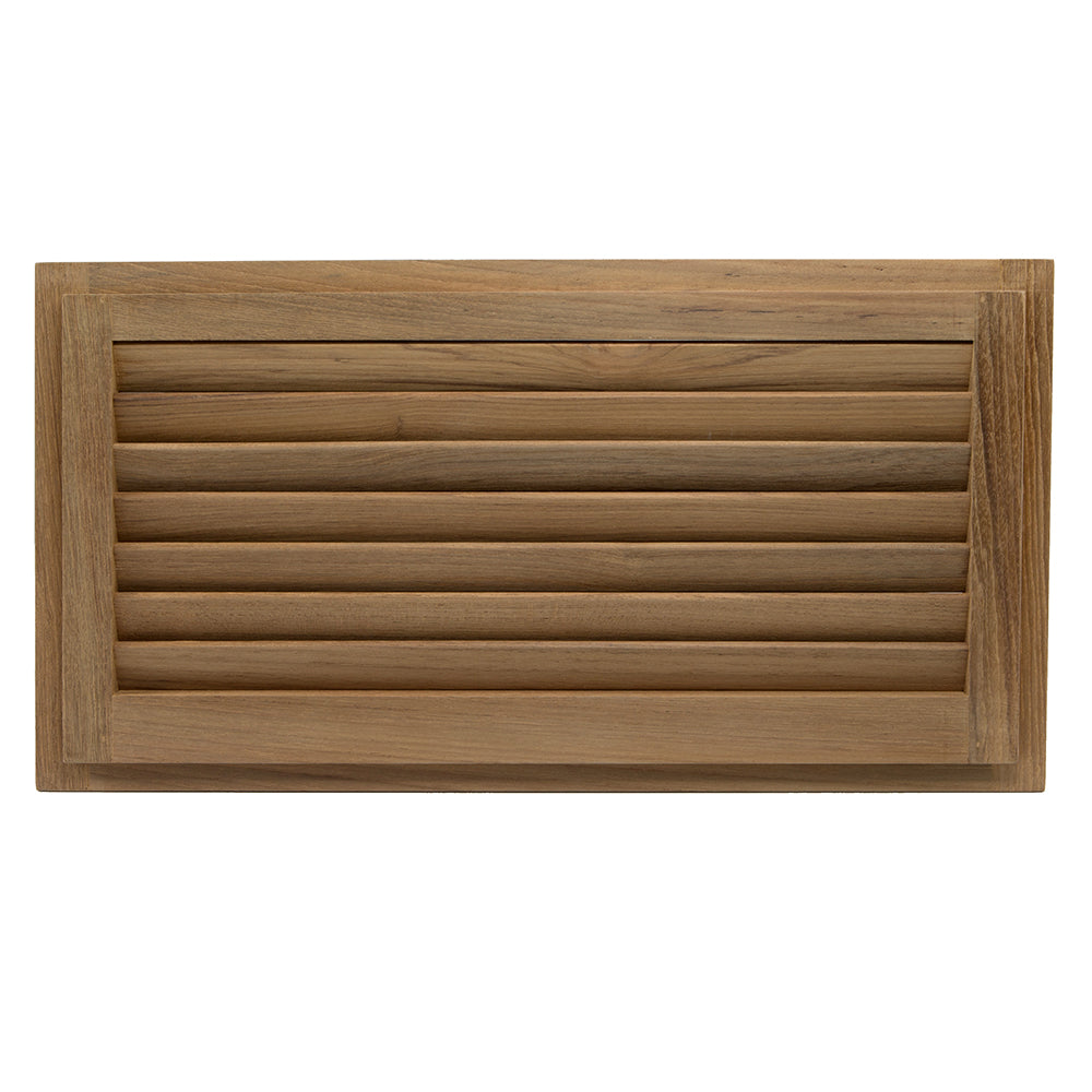 Whitecap Teak Louvered Insert - 9-3/8" x 18" x 3/4" 60716 — Quality Boat Parts
