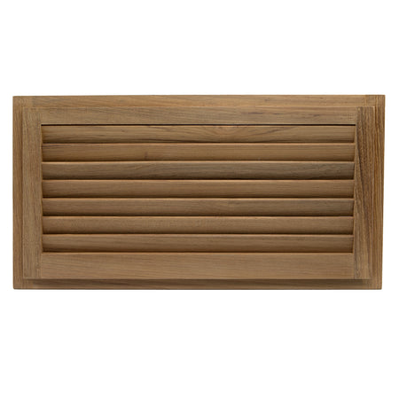Whitecap Teak Louvered Insert - 9-3/8" x 18" x 3/4" 60716 — Quality Boat Parts