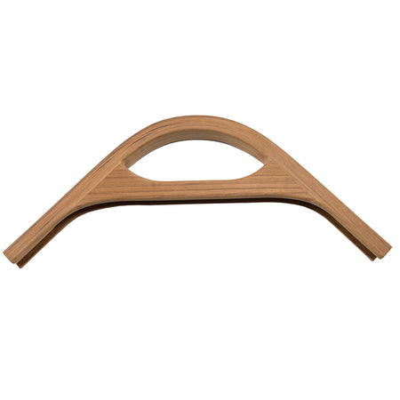 Whitecap Teak Track Corner w/Hand Hold Molding - 3/4" 60805 — Quality Boat Parts
