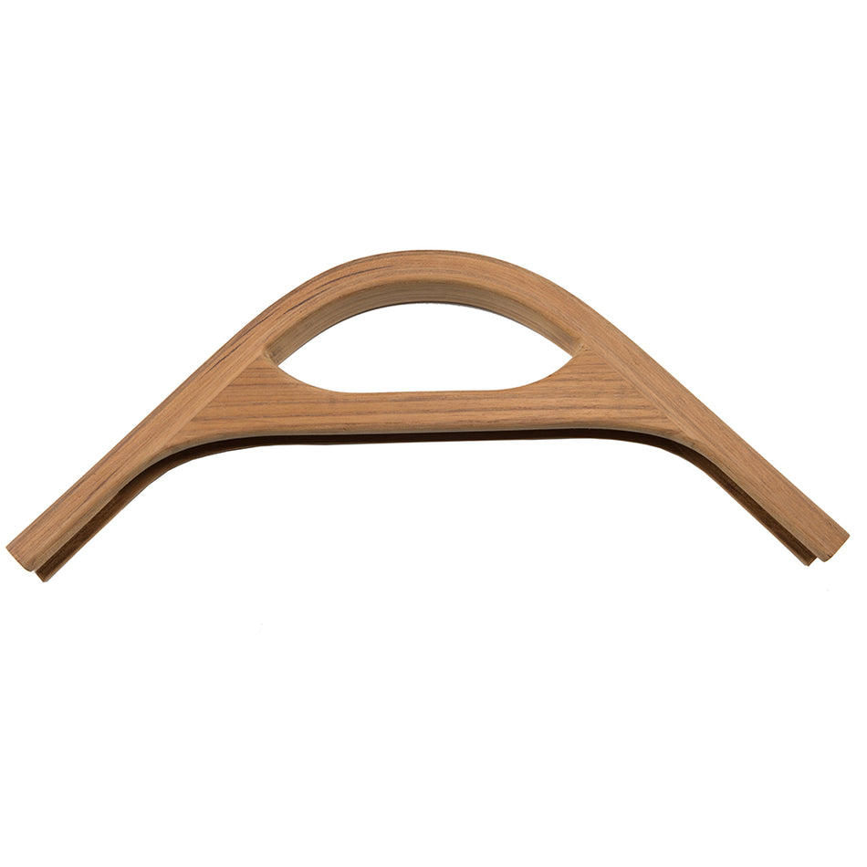 Whitecap Teak Track Corner w/Hand Hold Molding - 3/4" 60805 — Quality Boat Parts