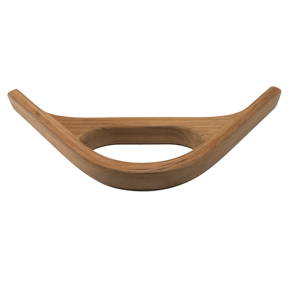 Whitecap Teak Track Corner w/Hand Hold Molding - 3/4" 60805 — Quality Boat Parts