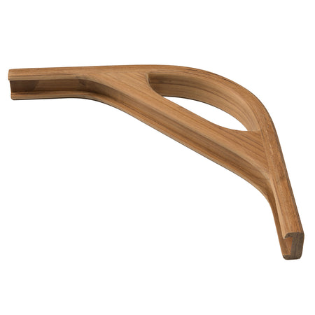 Whitecap Teak Track Corner w/Hand Hold Molding - 3/4" 60805 — Quality Boat Parts