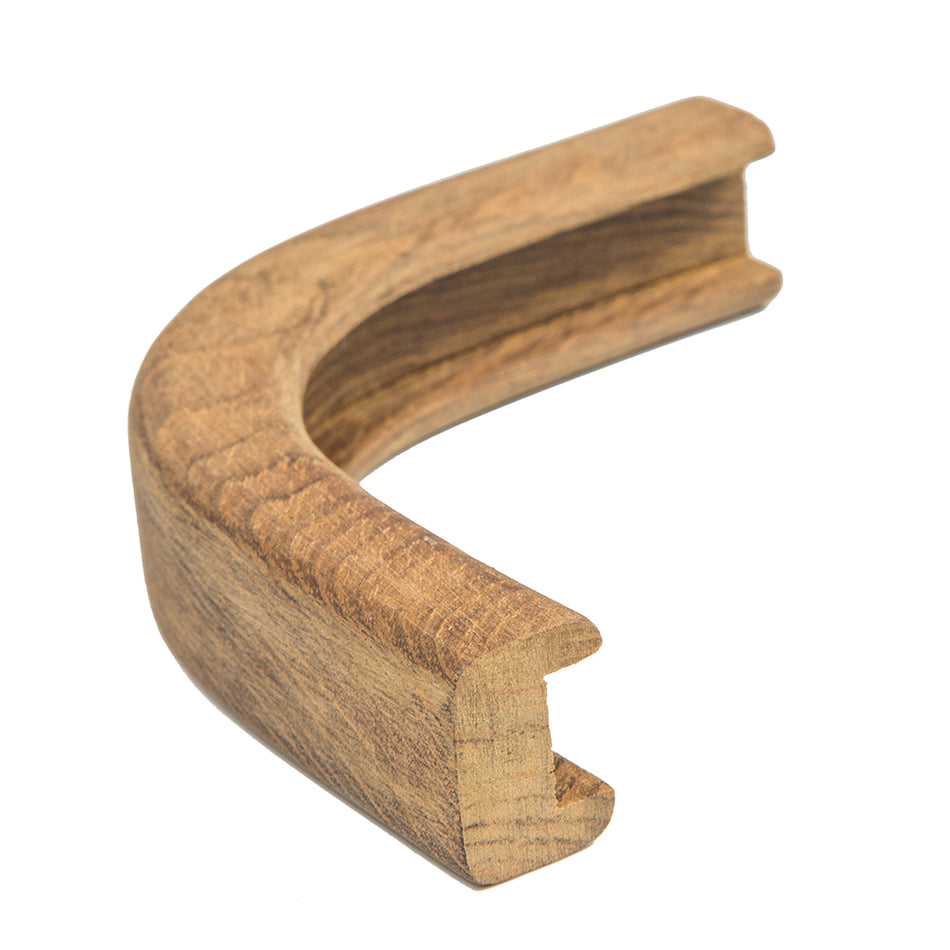 Whitecap Teak Track Outside Corner Molding - 1/2" 60823 — Quality Boat Parts