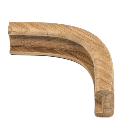 Whitecap Teak Track Outside Corner Molding - 3/4" 60827 — Quality Boat Parts