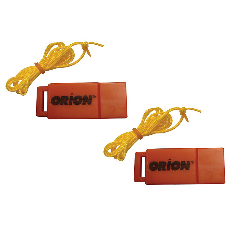 Orion Safety Whistle w/Lanyards - 2-Pack 676 — Quality Boat Parts