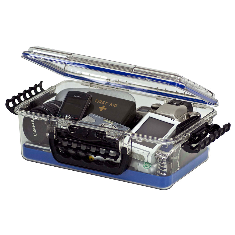Plano Guide Series™ Waterproof Case 3700 - Blue/Clear 147000 — Quality Boat Parts