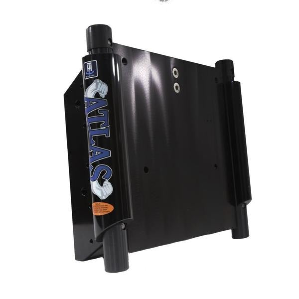 TH Marine Atlas 4" Jack Plate Standard Hydraulic Black Anodized AHJ-4V-B-DP — Quality Boat Parts