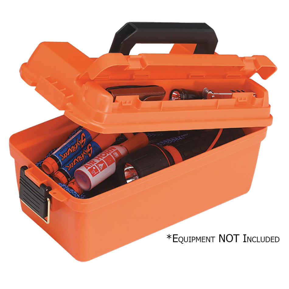 Plano Small Shallow Emergency Dry Storage Supply Box - Orange 141250 — Quality Boat Parts