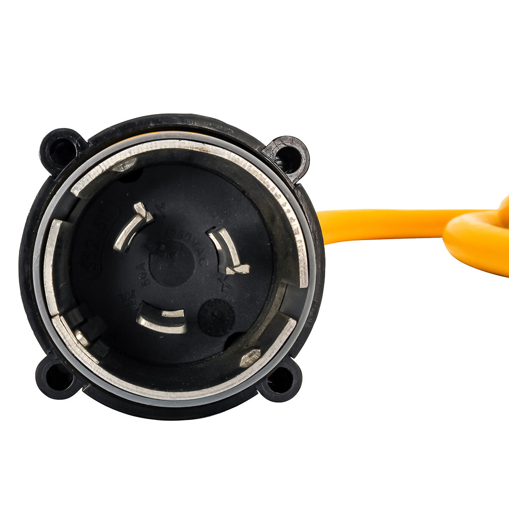 Camco 50 Amp Power Grip Marine Extension Cord - 25' M-Locking/F-Locking Adapter 55621 — Quality Boat Parts