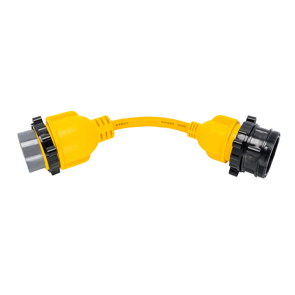 Camco 50AM/30AF Power Grip Marine 12" Locking Adapter - M-Lock/F-Locking Adapter 55625 — Quality Boat Parts