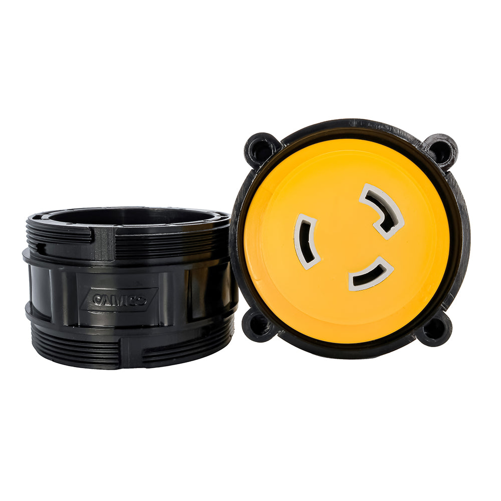Camco 50AM/30AF Power Grip Marine 12" Locking Adapter - M-Lock/F-Locking Adapter 55625 — Quality Boat Parts