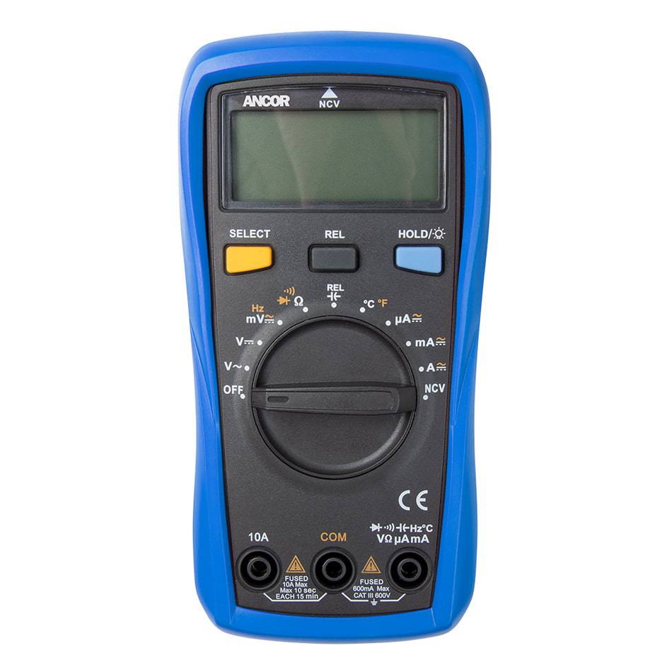 Ancor True RMS 12 Function Digital Multimeter 703073 — Quality Boat Parts