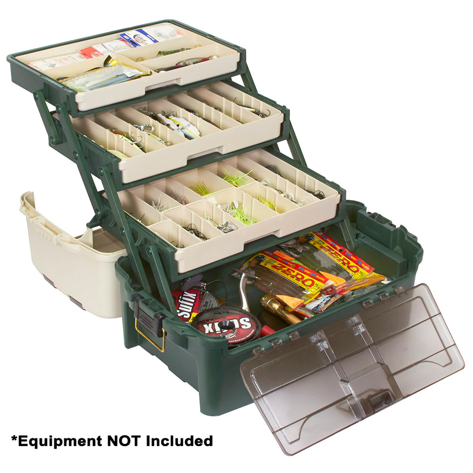 Plano Hybrid Hip 3-Tray Tackle Box - Forest Green 723300 — Quality Boat Parts
