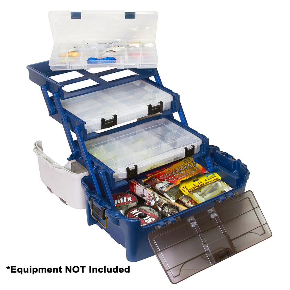 Plano Hybrid Hip 3-Stowaway® Tackle Box 3700 - Blue 723700 — Quality Boat Parts