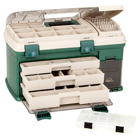 Plano 3-Drawer Tackle Box XL - Green/Beige 737002 — Quality Boat Parts