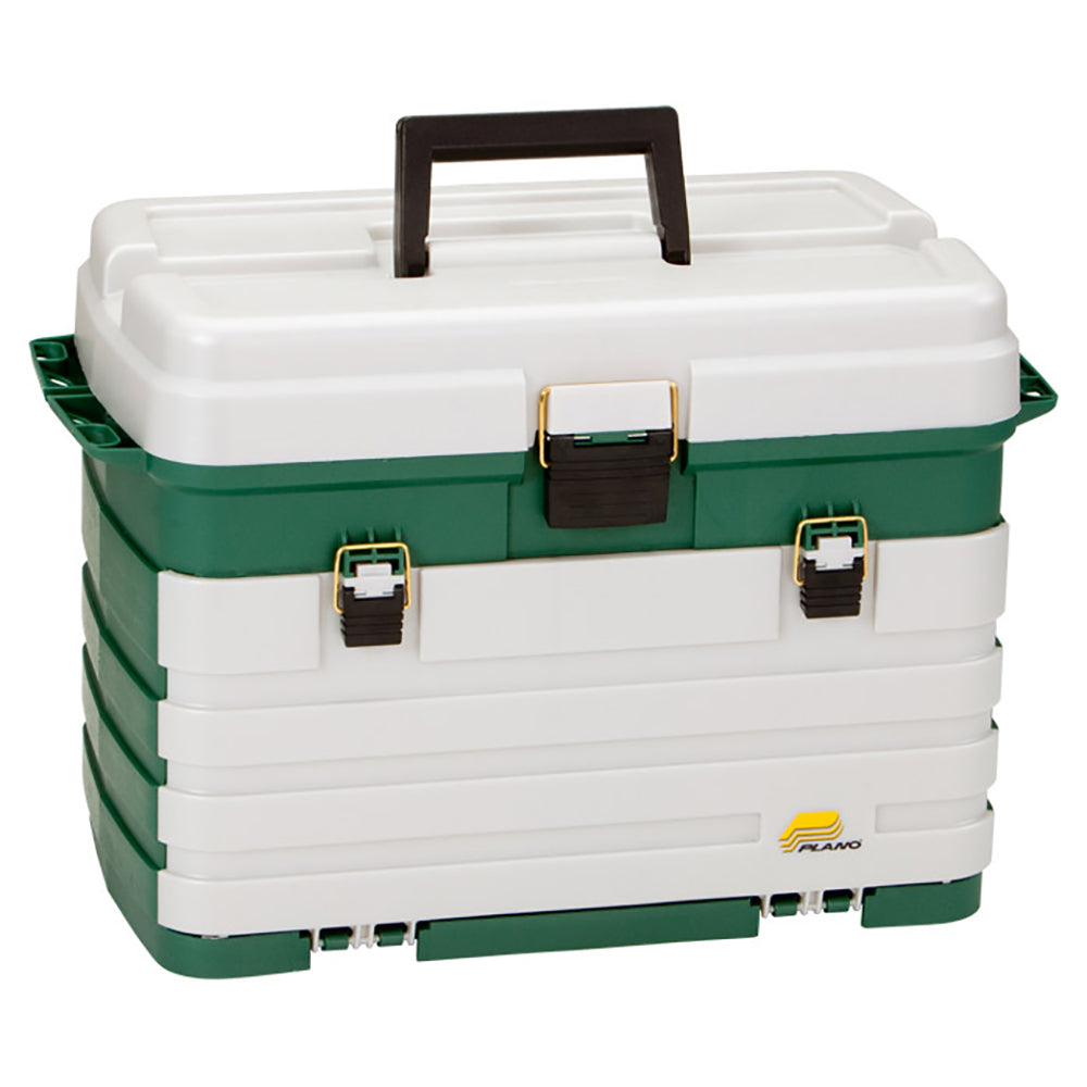Plano 4-Drawer Tackle Box - Green Metallic/Silver 758005 — Quality Boat Parts