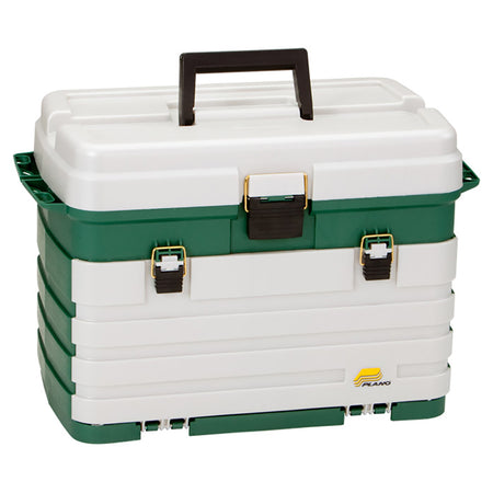 Plano 4-Drawer Tackle Box - Green Metallic/Silver 758005 — Quality Boat Parts