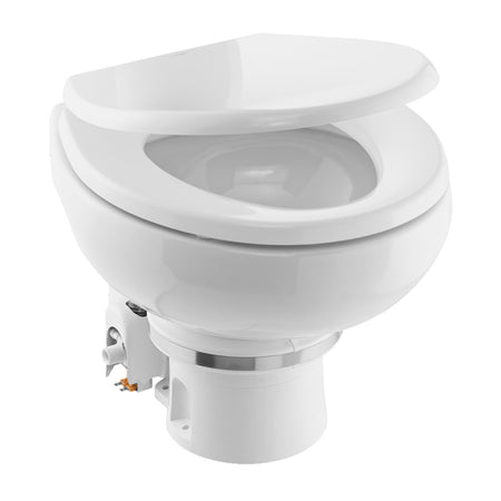 Dometic MasterFlush MF 7120 - White - Electric Macerating Toilet w/Orbit Base & Slow Close Seat - Freshwater - 12V 9610007270 — Quality Boat Parts
