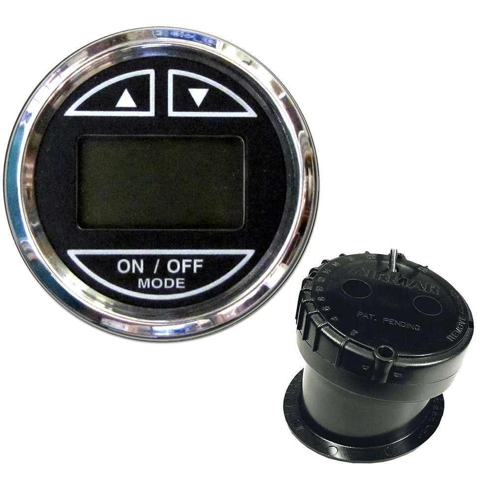 Faria Chesapeake Black 2" Depth Sounder w/In-Hull Transducer 13751 — Quality Boat Parts