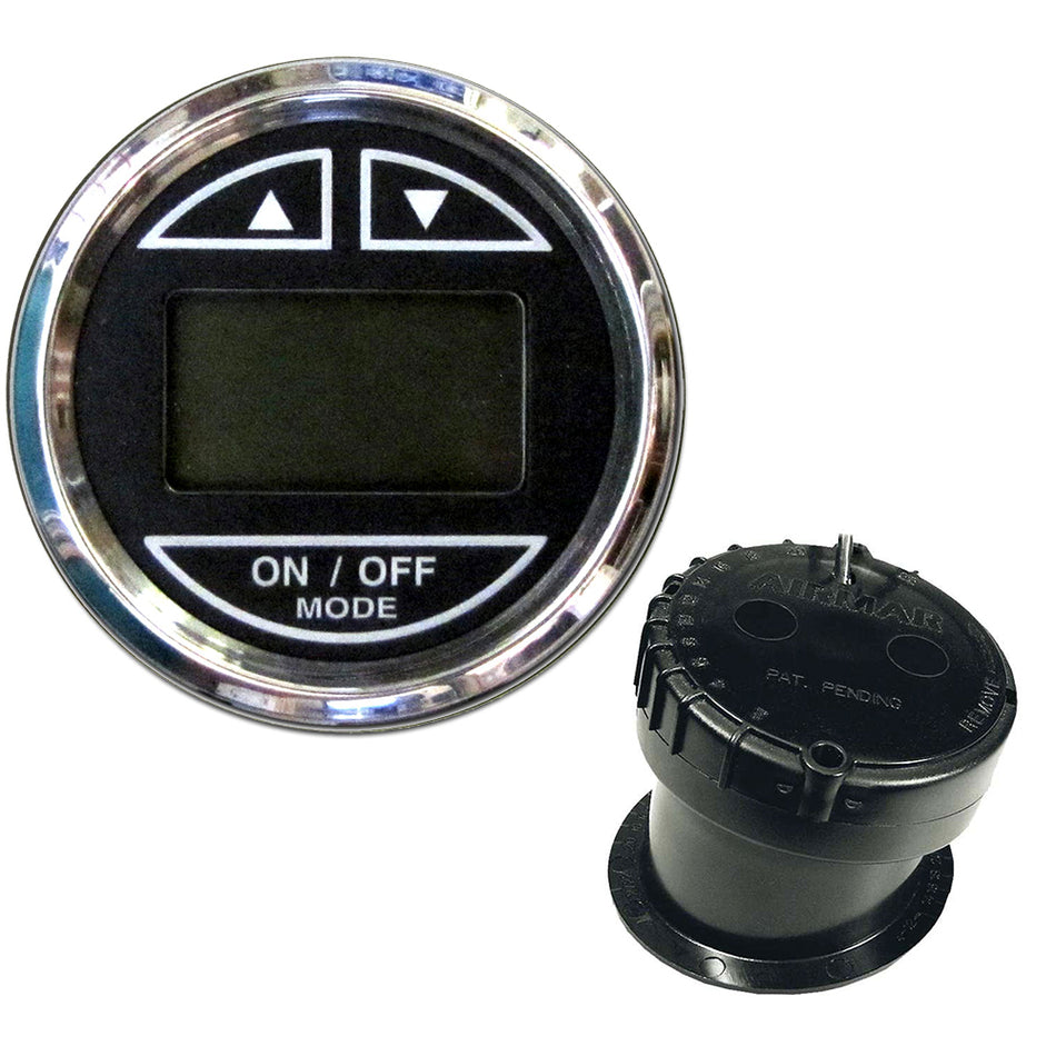 Faria Chesapeake Black 2" Depth Sounder w/In-Hull Transducer 13751 — Quality Boat Parts