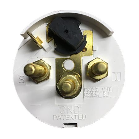 Faria Chesapeake White SS 2" Cylinder Head Temperature Gauge (60-220°F) 13806 — Quality Boat Parts