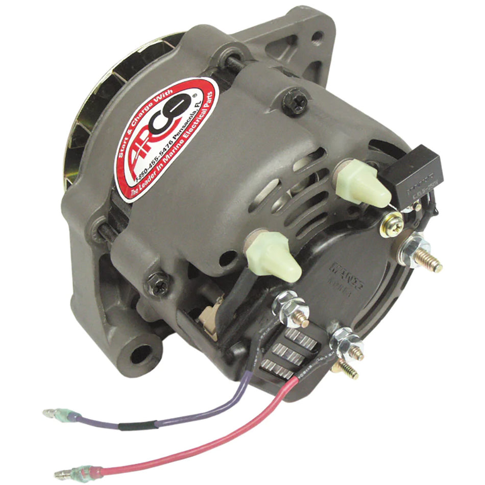 ARCO Marine Premium Replacement Alternator w/Multi-Groove Pulley - 12V 55A 60055 — Quality Boat Parts