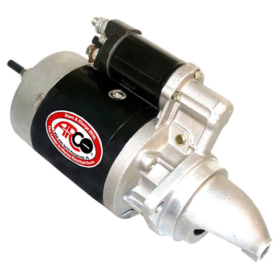 ARCO Marine Top Mount Inboard Starter - Counter Clockwise Rotation 30457 — Quality Boat Parts