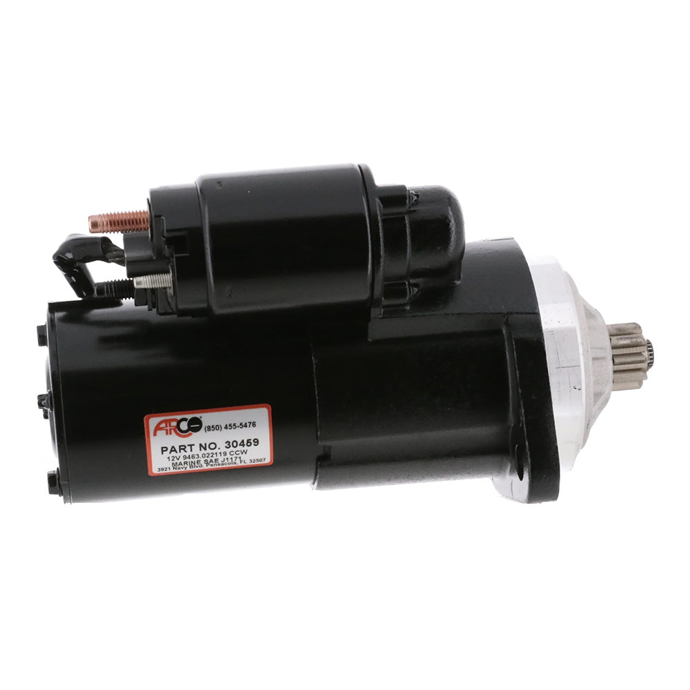 ARCO Marine Top Mount Inboard Starter w/Gear Reduction & Counter Clockwise Rotation 30459 — Quality Boat Parts