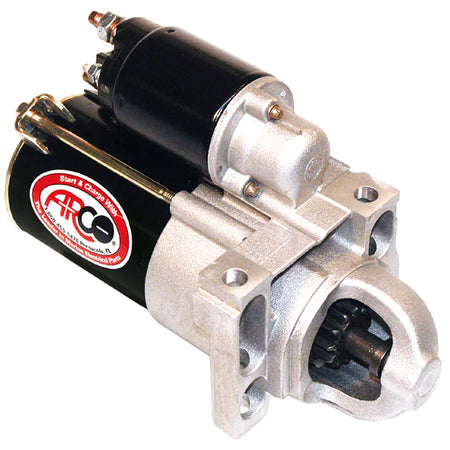 ARCO Marine Top Mount Inboard Starter w/Gear Reduction - Counter Clockwise Rotation 30462 — Quality Boat Parts