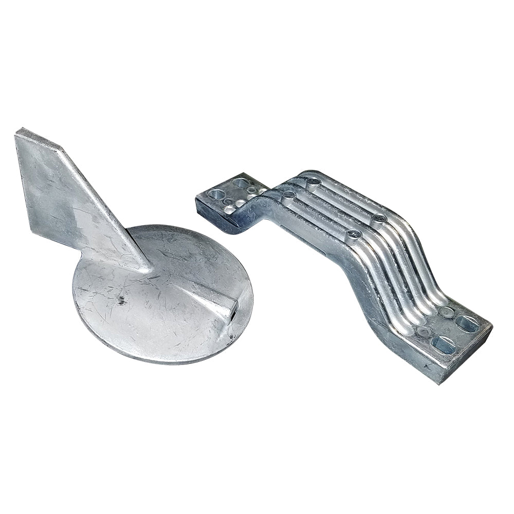 Tecnoseal Anode Kit w3/Hardware - Yamaha 150-200HP Left Hand Rotation - Zinc 21102 — Quality Boat Parts