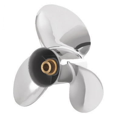 Brp 15.625 X 13 Steel Three Blade Right Hand Rotation Prop Ssp Tbx Hub (763960) — Quality Boat Parts