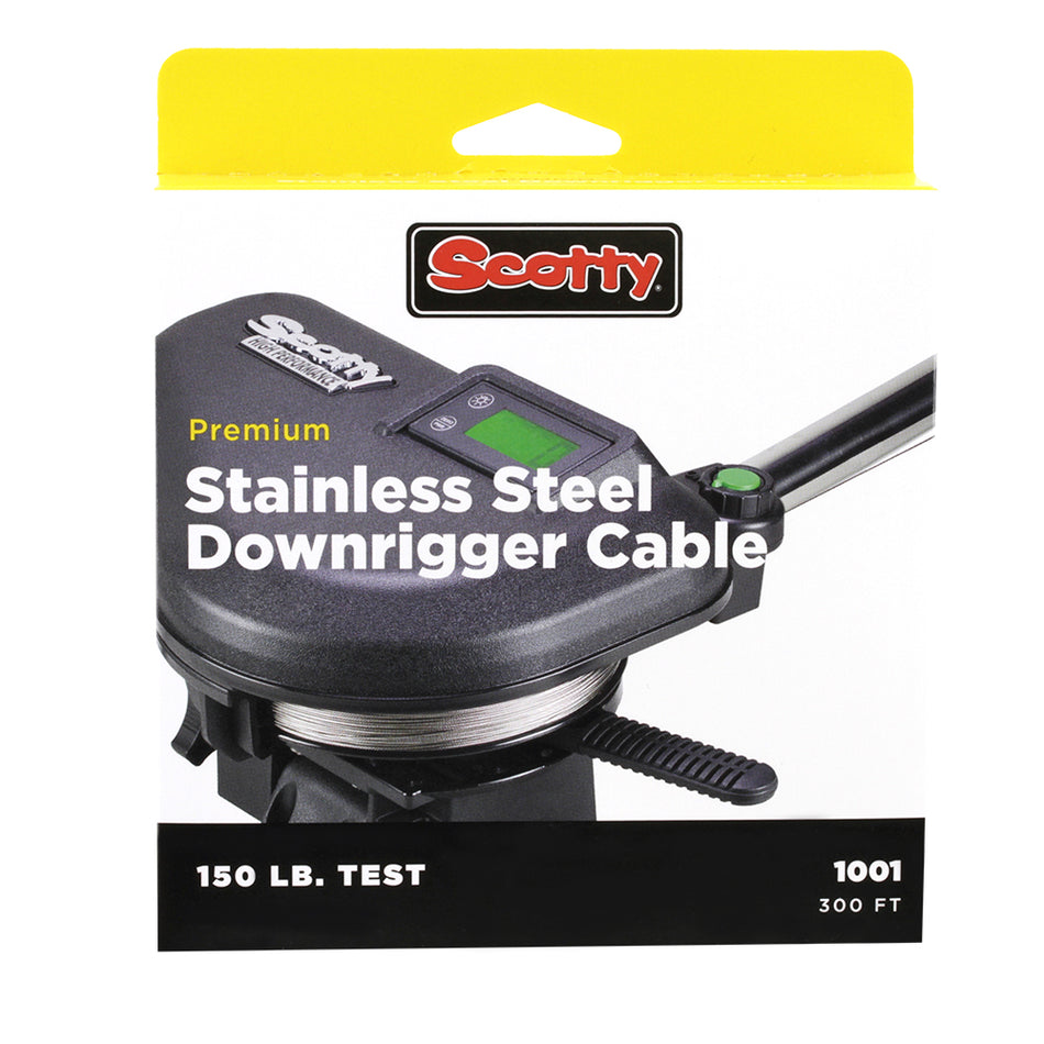 Scotty 200ft Premium Stainless Steel Replacement Cable 1000K — Quality Boat Parts