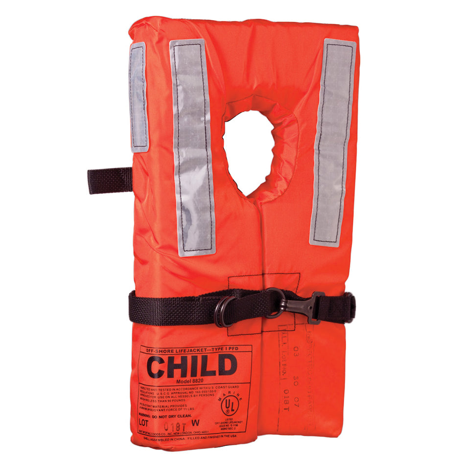 Kent Type 1 Collar Style Life Jacket - Child 100100-200-002-12 — Quality Boat Parts