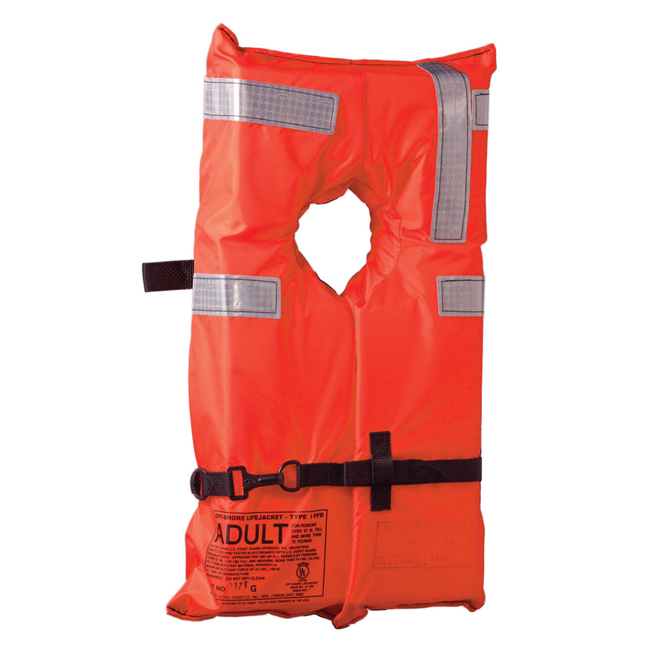 Kent Type I Collar Style Life Jacket - Adult Universal 100100-200-004-12 — Quality Boat Parts