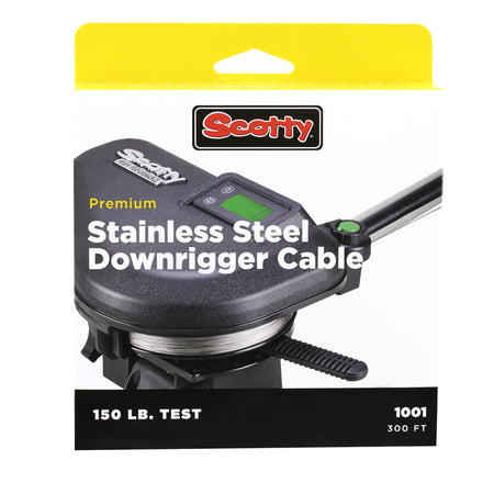 Scotty 300ft Premium Stainless Steel Replacement Cable 1001K — Quality Boat Parts