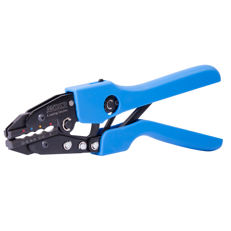 Ancor Single Crimp Ratchet Tool for 22-8 AWG Connectors 703010 — Quality Boat Parts