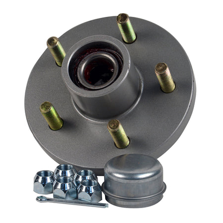 C.E. Smith Trailer Hub Kit - 1-3/8" x 1-1/16" Tapered - 5 x 4-1/2" Galvanized 13515 — Quality Boat Parts