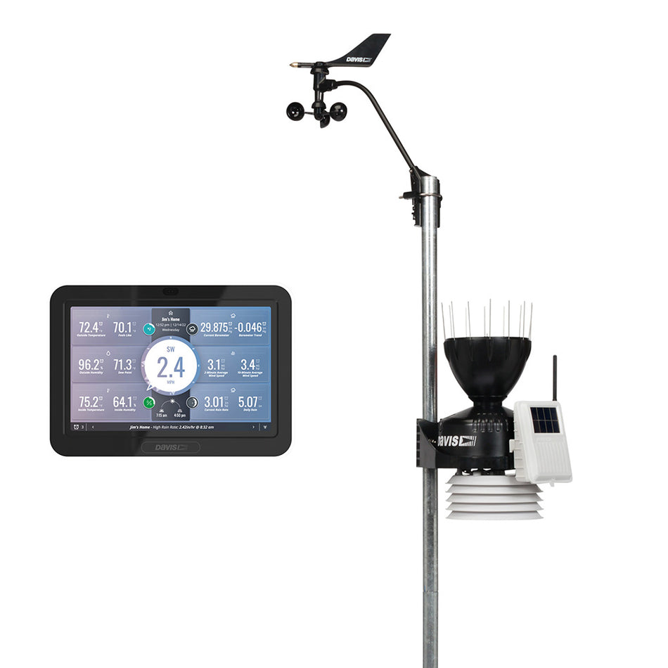 Davis Vantage Pro2 Wireless Weather Station w/WeatherLink Console & Standard Radiation Shield 6252 — Quality Boat Parts
