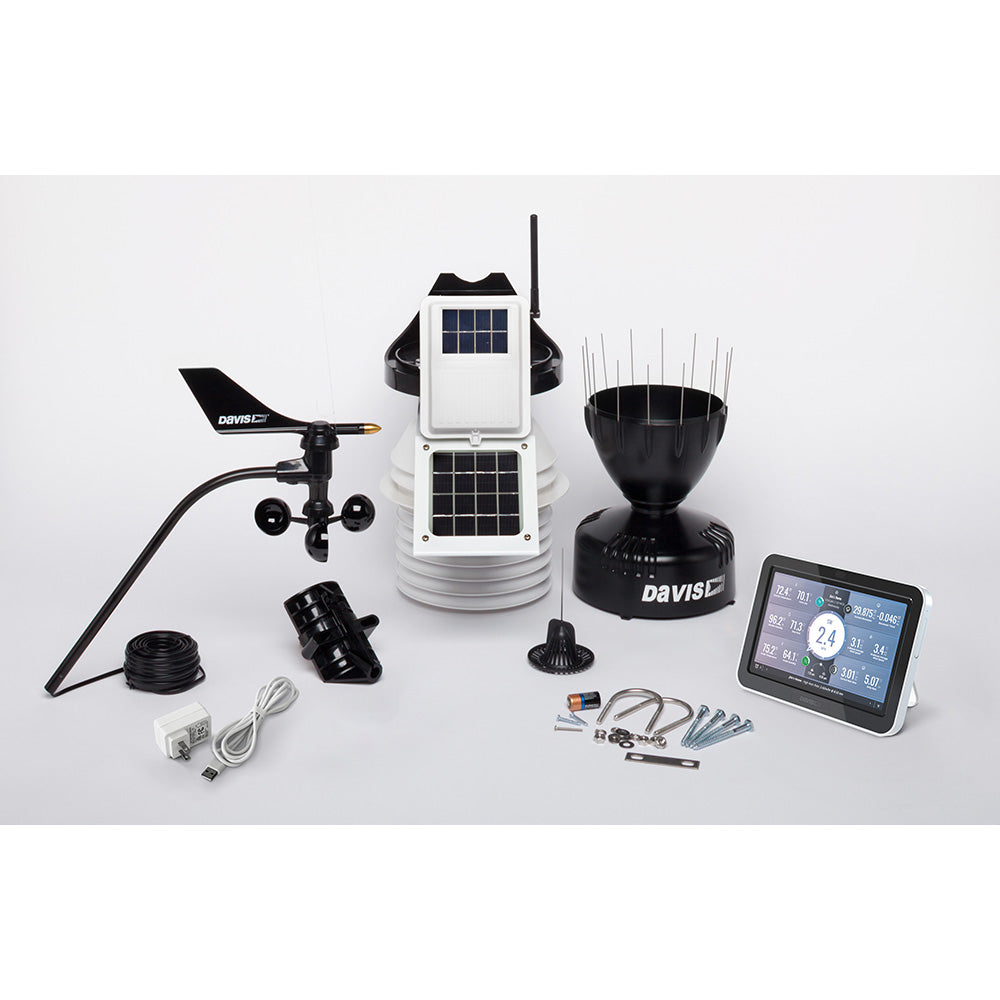 Davis Vantage Pro2 Wireless Weather Station w/WeatherLink Console & 24hr Fan Aspirated Radiation Shield 6253 — Quality Boat Parts