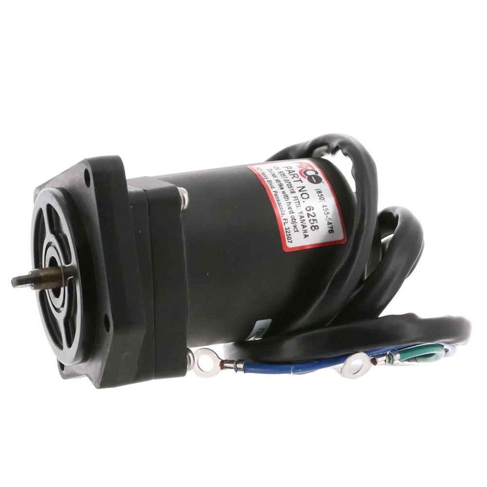 ARCO Marine Replacement Outboard Tilt Trim Motor - Yamaha-4 Bolt, 5/8" Flat Blade Shaft 6258 — Quality Boat Parts