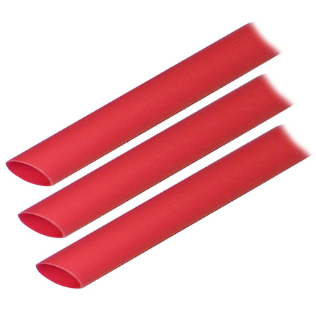 Ancor Adhesive Lined Heat Shrink Tubing (ALT) - 1/2" x 3" - 3-Pack - Red 305603 — Quality Boat Parts