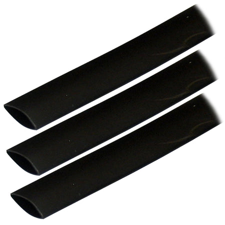 Ancor Adhesive Lined Heat Shrink Tubing (ALT) - 3/4" x 3" - 3-Pack - Black 306103 — Quality Boat Parts