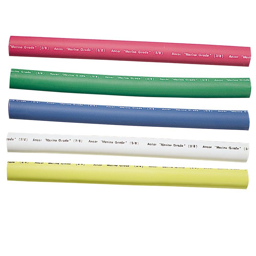 Ancor Adhesive Lined Heat Shrink Tubing - 5-Pack, 6", 12 to 8 AWG, Assorted Colors 304506 — Quality Boat Parts