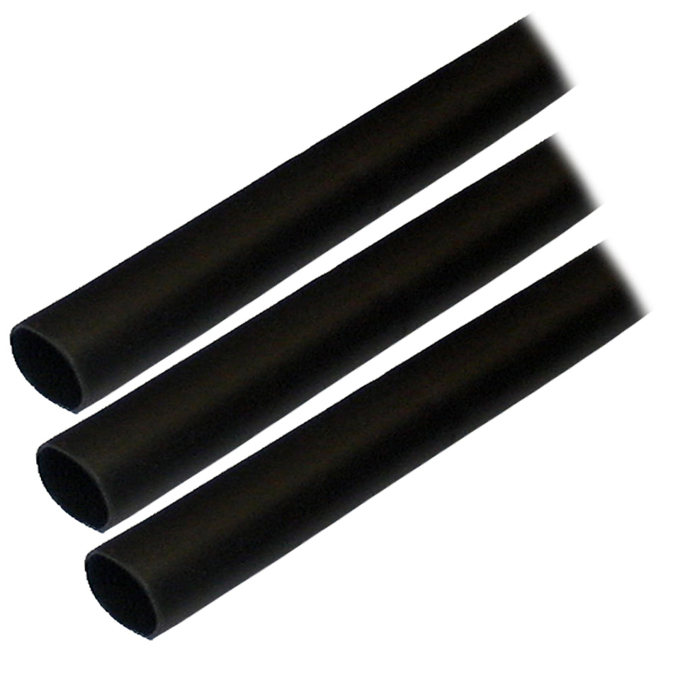 Ancor Adhesive Lined Heat Shrink Tubing (ALT) - 1/2" x 3" - 3-Pack - Black 305103 — Quality Boat Parts