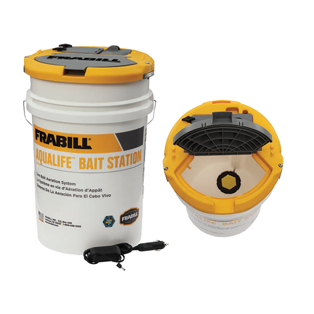 Frabill Aqua-Life™ Bait Station - 6 Gallon Bucket 14691 — Quality Boat Parts