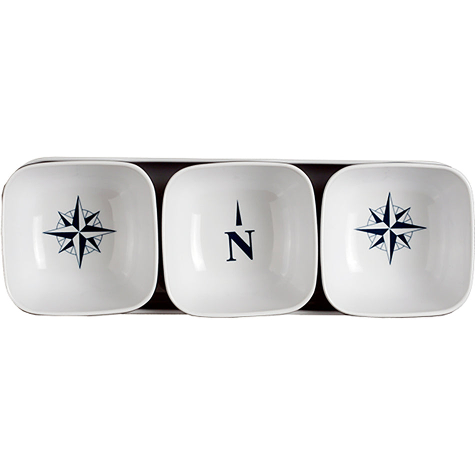 Marine Business Melamine Snack Set - NORTHWIND - Set of 4 15013 — Quality Boat Parts