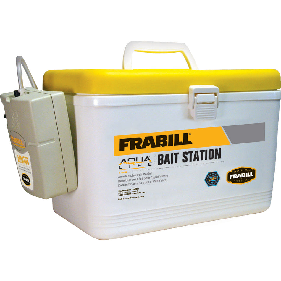 Frabill Bait Box w/Aerator - 8 Quart 14042 — Quality Boat Parts